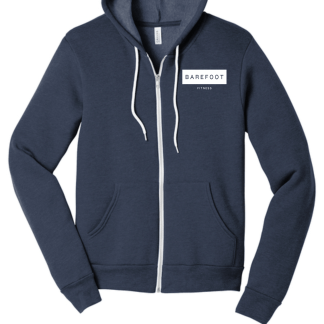 Barefoot Fitness Bella + Canvas Unisex Sponge Fleece Full-Zip Hoodie