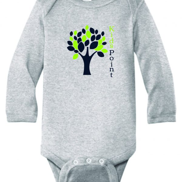 Kids Point -Rabbit Skins™ Infant Long Sleeve Baby Rib Bodysuit