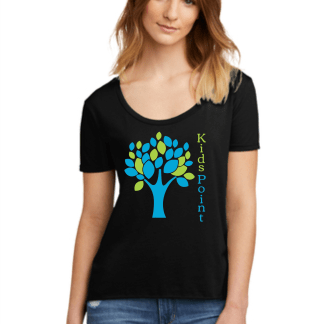 Kids Point- Next Level™ Women's Festival Scoop Neck Tee. NL5030