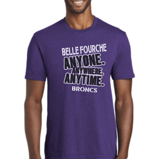 Bronc Booster - Port & Company® Tri-Blend Anywhere Logo Tee