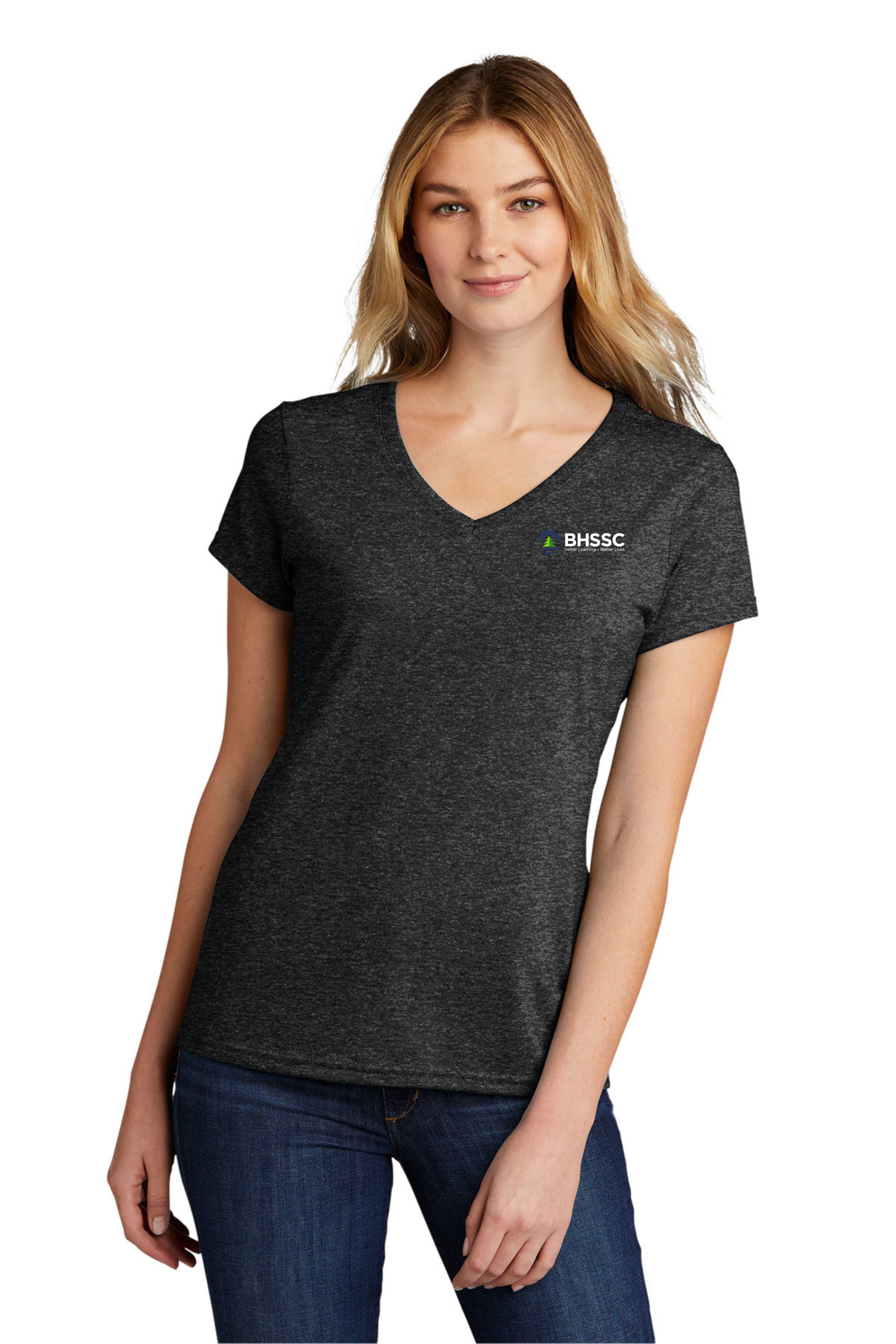 BHSSC - Port & Company® Ladies Tri-Blend V-Neck Tee