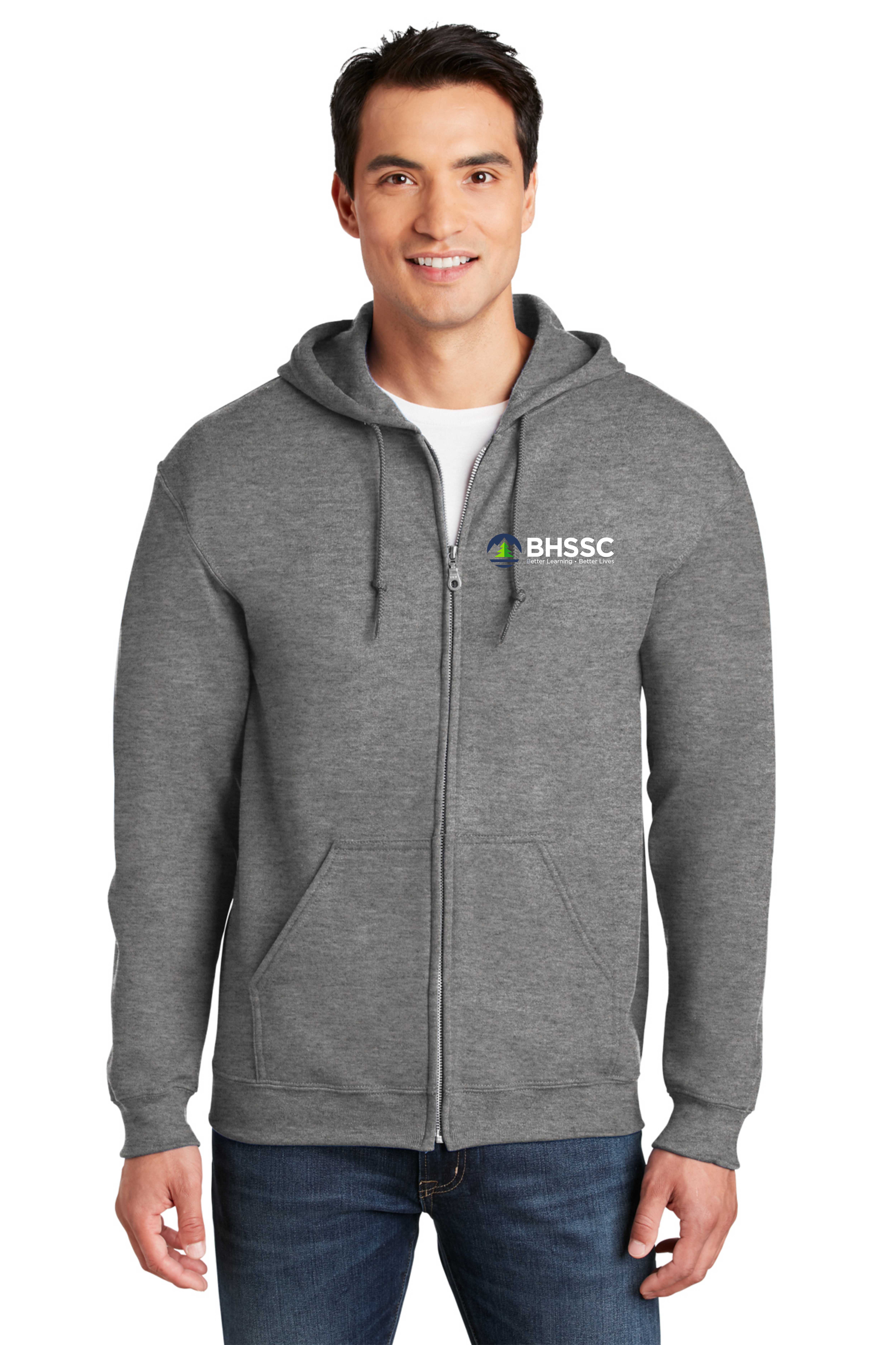 BHSSC - Gildan Heavy Blend Zip Hooded Sweatshirt - Image 2