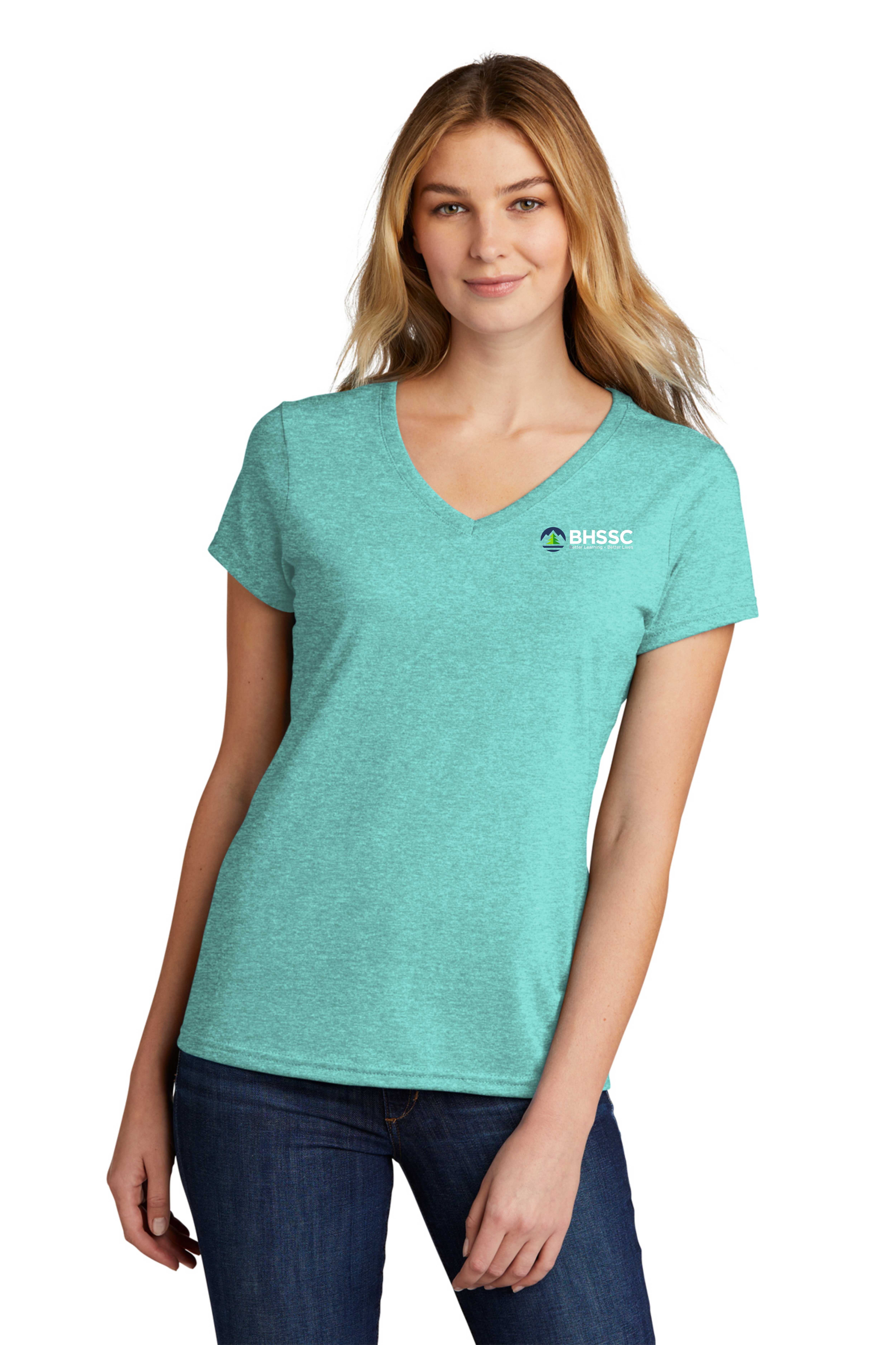 BHSSC - Port & Company® Ladies Tri-Blend V-Neck Tee - Image 3