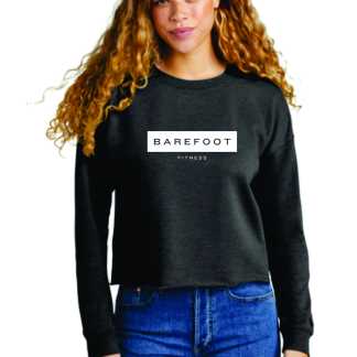 Barefoot Fitness - New Era® Ladies Tri-Blend Fleece Crop Crew