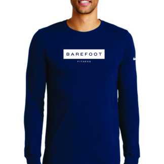 Barefoot Fitness - Nike® Dri-FIT Cotton/Poly Long Sleeve Tee