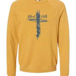 BHCA - Bella+Canvas® Sponge Fleece Raglan Cross Sweatshirt