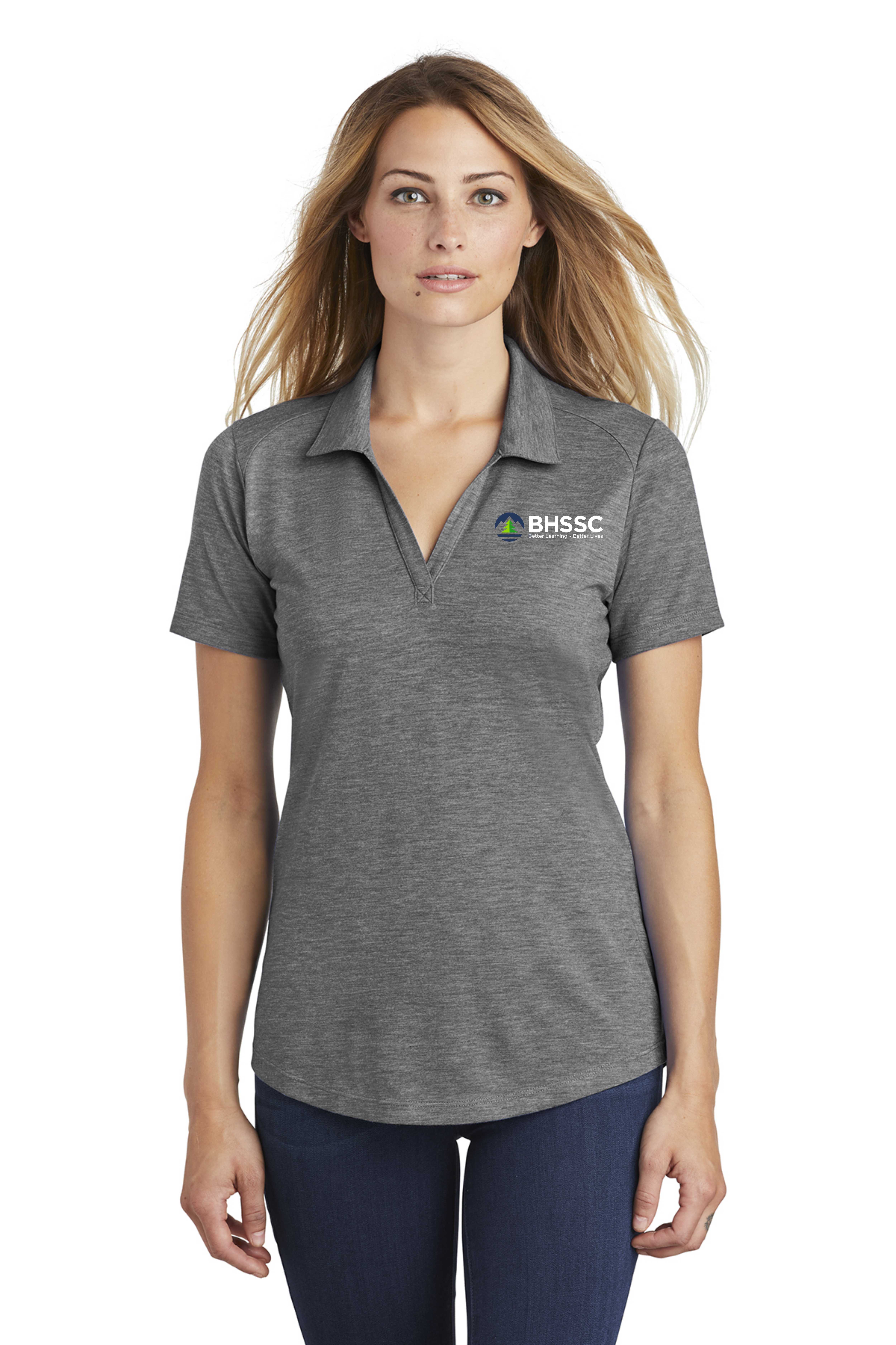 BHSSC - Sport-Tek® Ladies PosiCharge® Tri-Blend Wicking Polo - Image 2