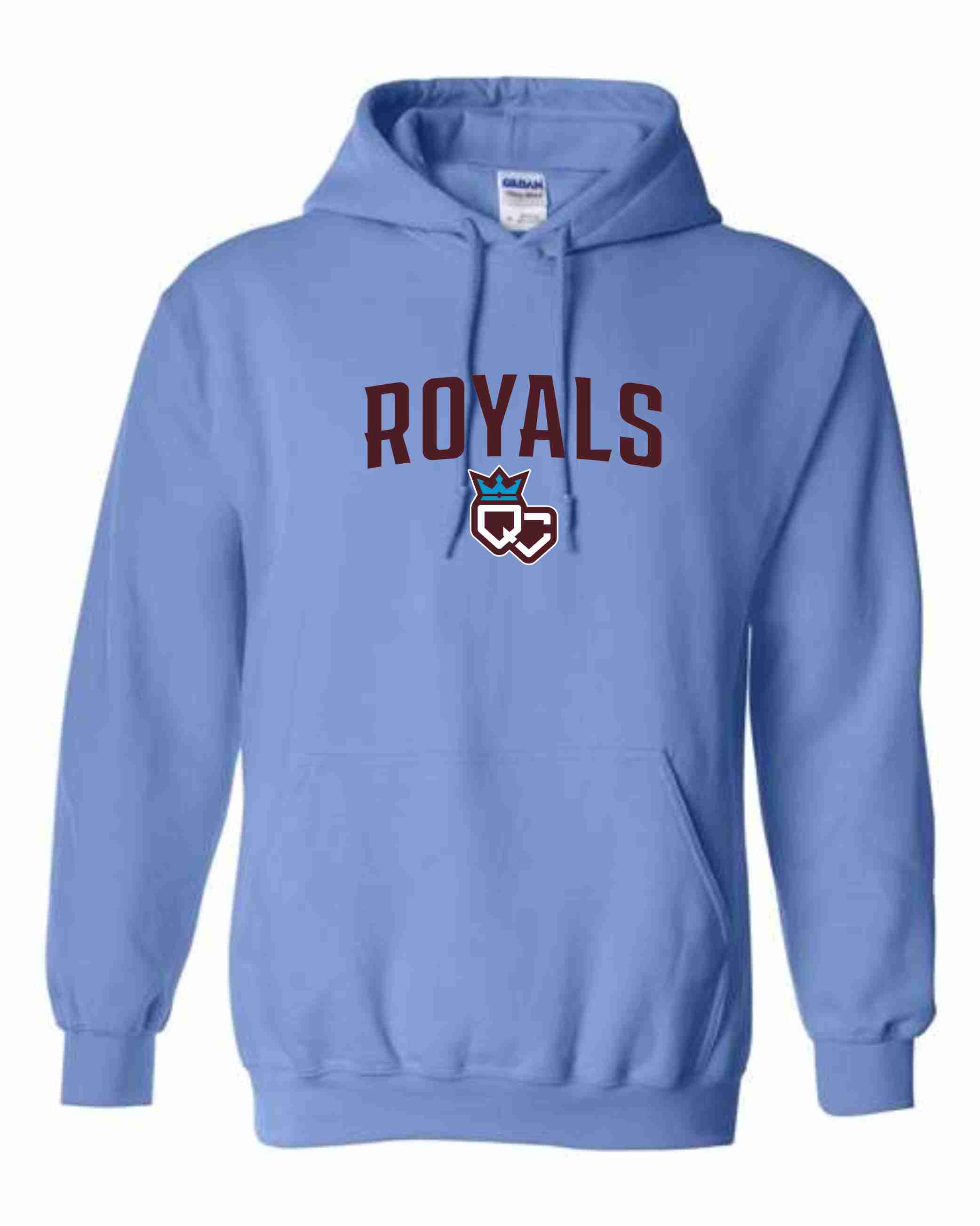 Queen City Softball Gildan® Heavy Blend Royals Hooded Sweatshirt - Image 2