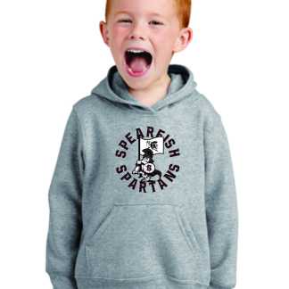Spartan Port & Company® Toddler Core Fleece Pullover Hooded Sweatshirt
