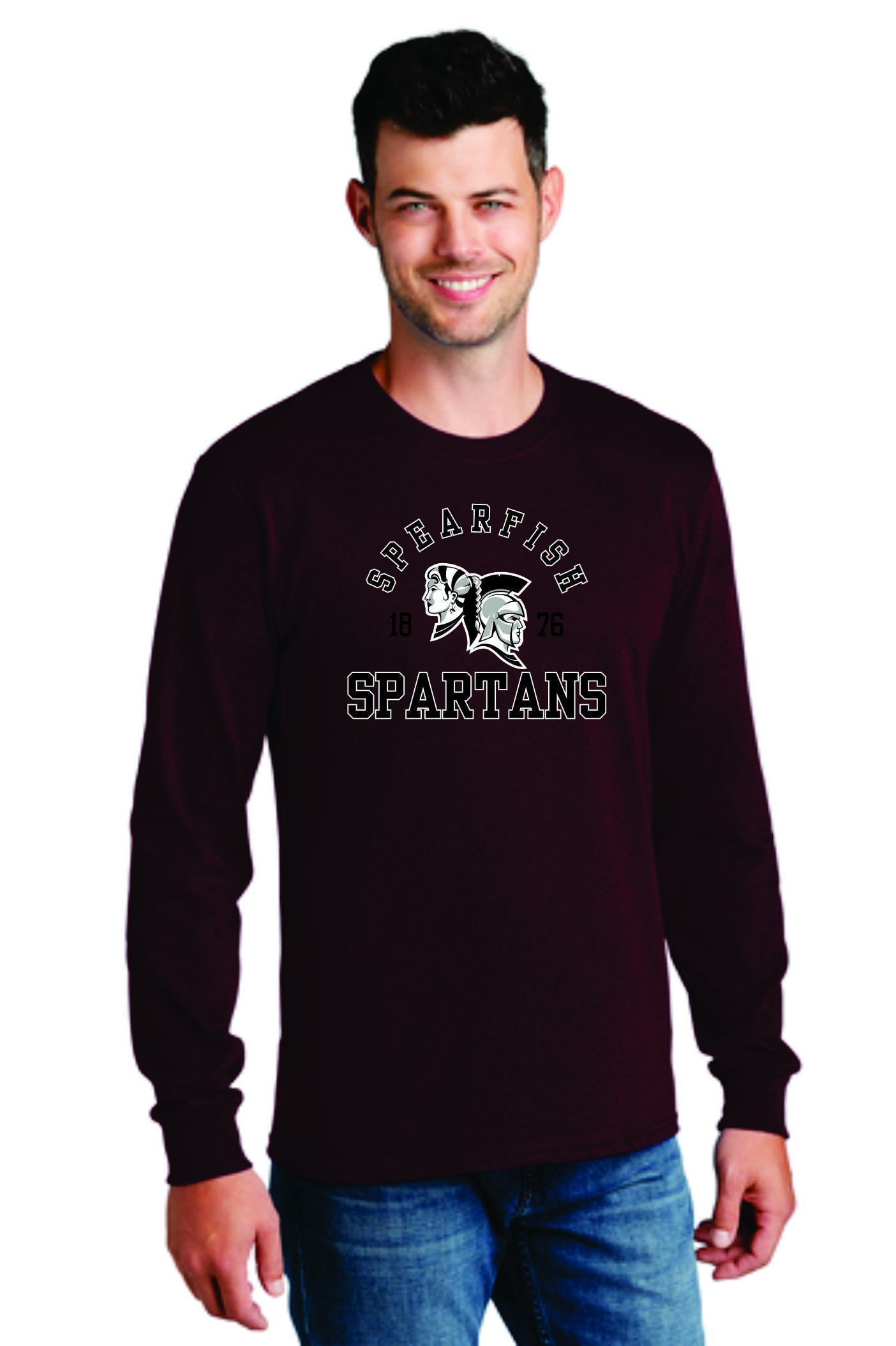 Spartan Port & Company® Long Sleeve Core Cotton Tee