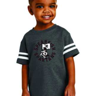 Spartan Rabbit Skins® Toddler Football Fine Jersey Tee