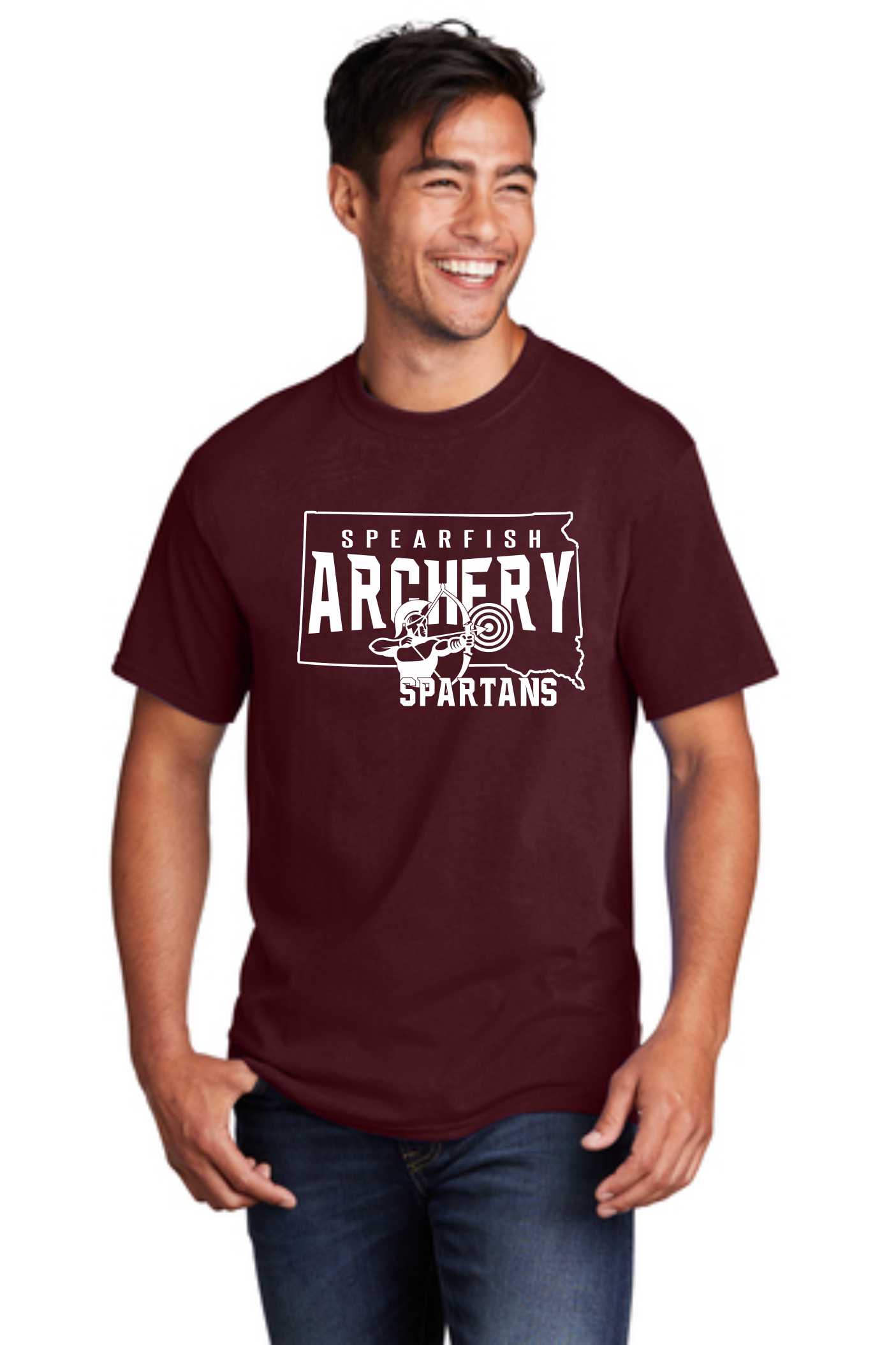 Spartan Archers Port & Company® Core Cotton Tee