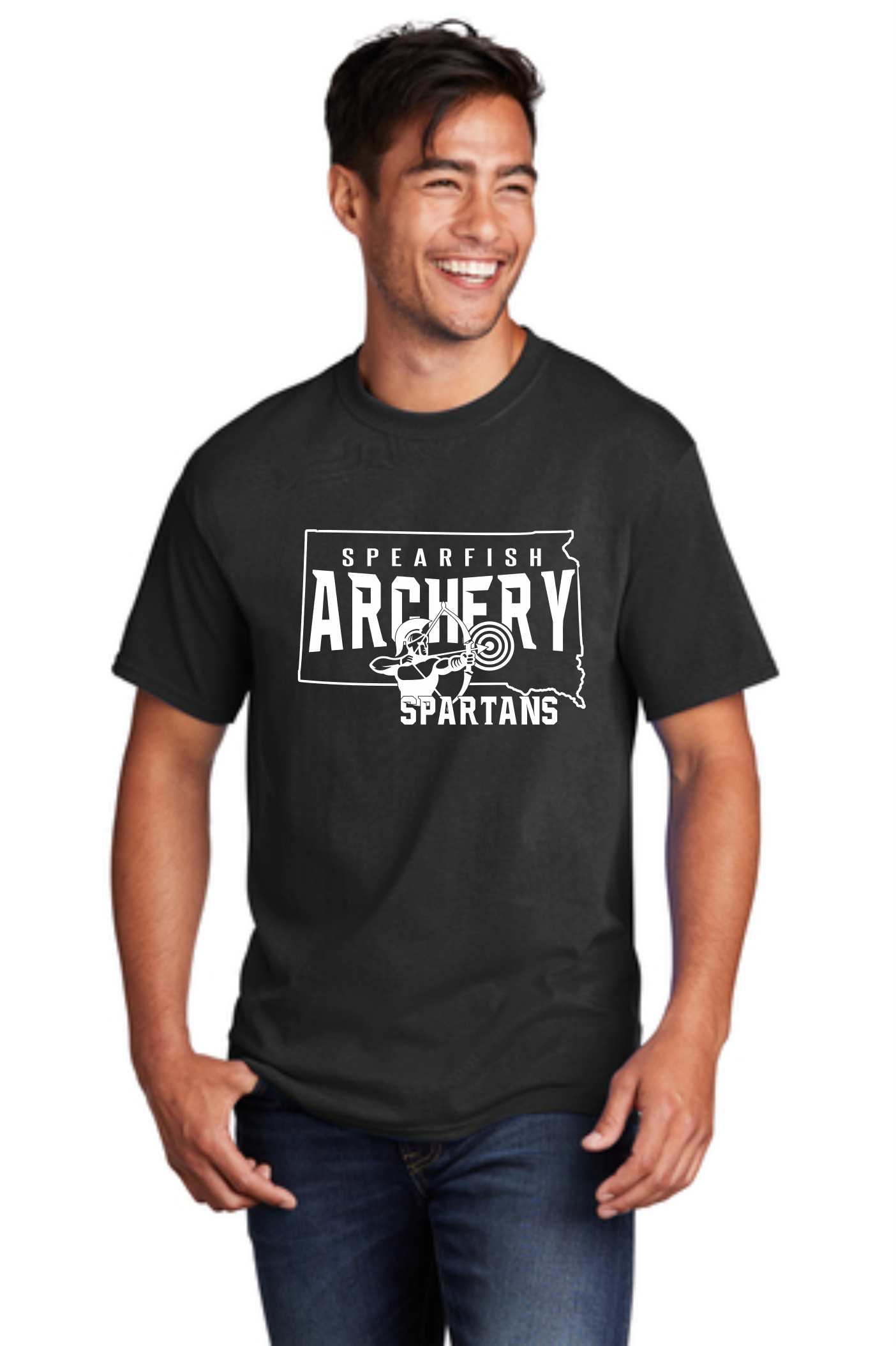 Spartan Archers Port & Company® Core Cotton Tee - Image 3
