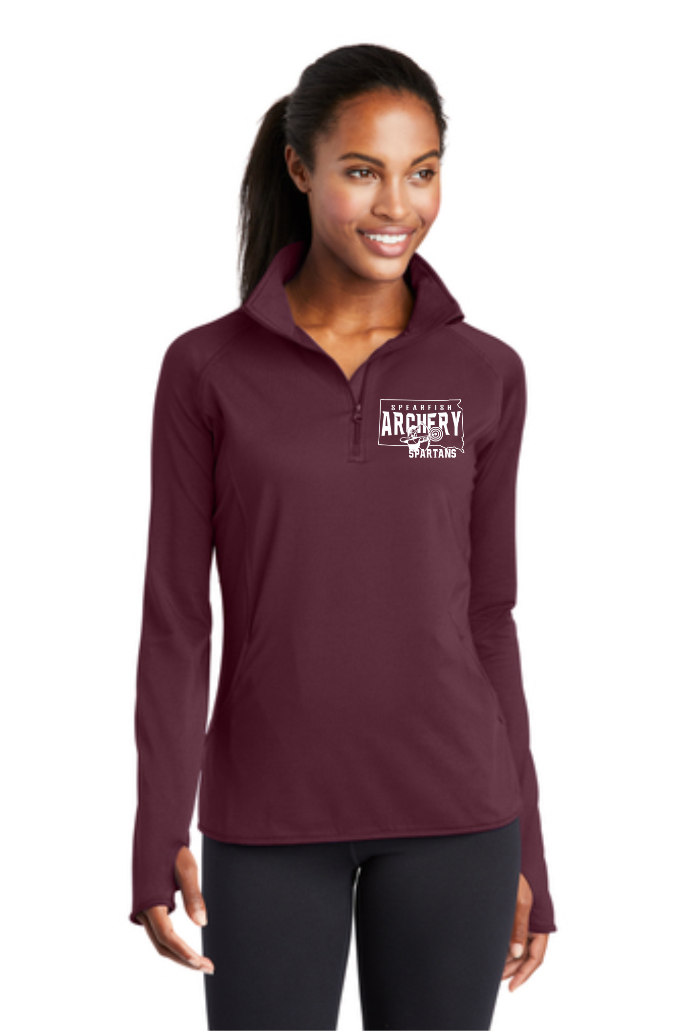 Spartan Archers Sport-Tek® Sport-Wick® Stretch 1/4-Zip Pullover - Image 6