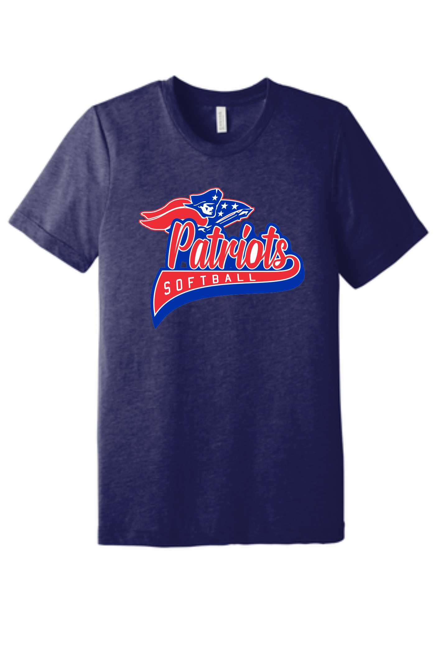 Patriots Softball - Bella+Canvas® Unisex Triblend Short Sleeve Tee