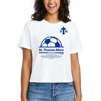 St. Thomas More Soccer - Next Level® Women's Heavyweight Boxy Tee