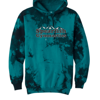 Spearfish Gymnastics Port & Co® Crystal Tie-Dye Pullover Hoodie