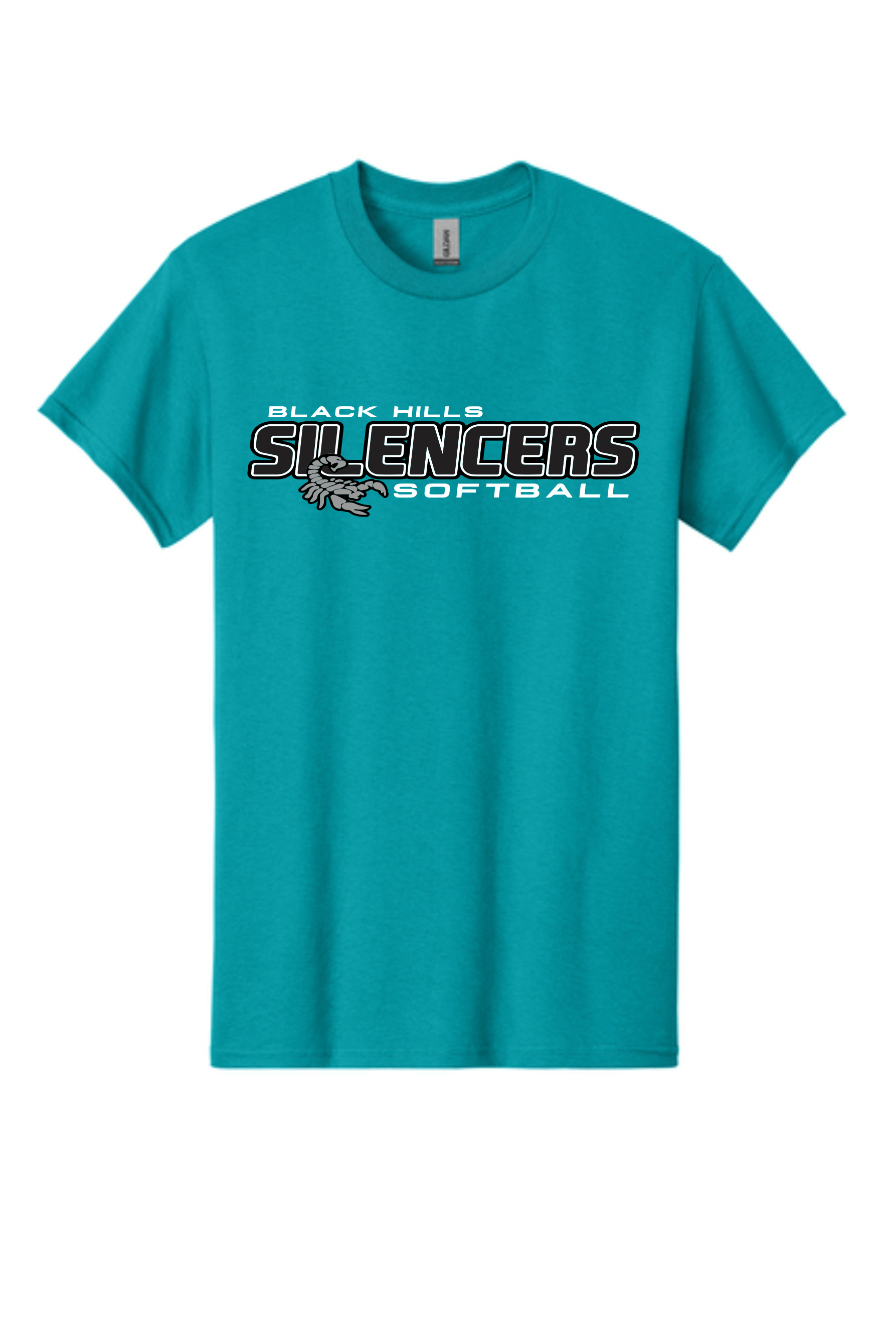 Black Hills Silencers – Gildan® Heavy Cotton 100% Cotton Black Logo Team 2 T-Shirt