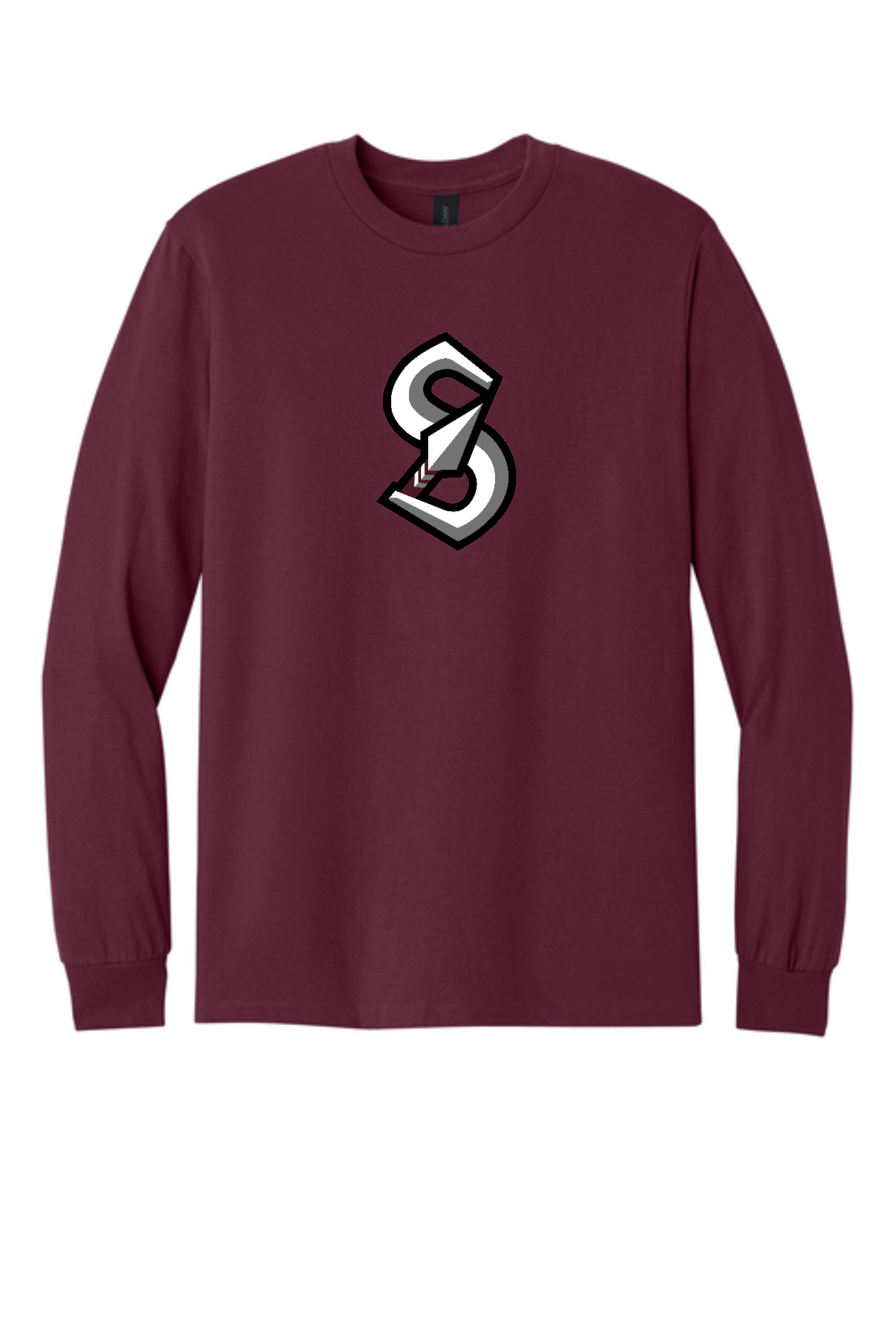 Spearfish Youth Baseball Gildan® 100% Cotton S Logo Long Sleeve T-Shirt