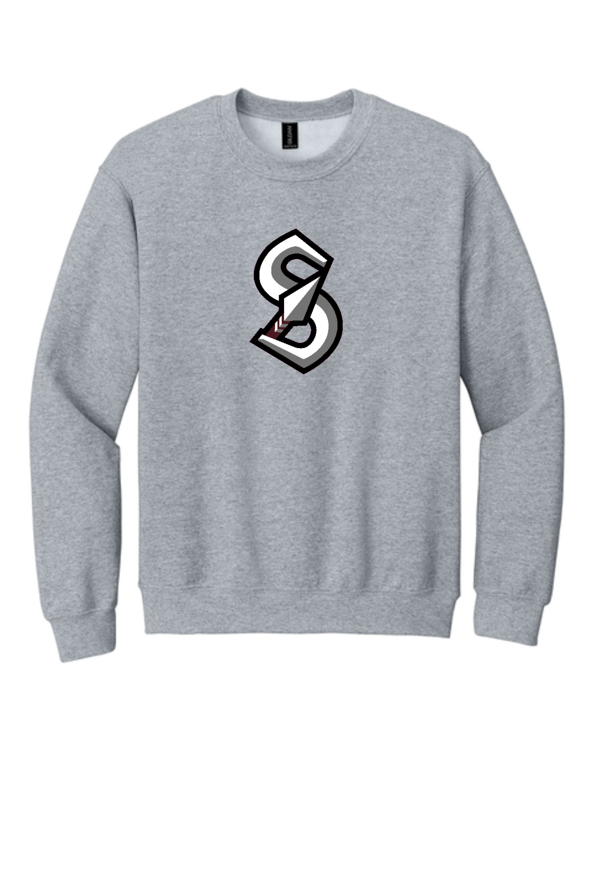 Spearfish Youth Baseball Gildan® Heavy Blend S Logo Crewneck Sweatshirt - Image 3