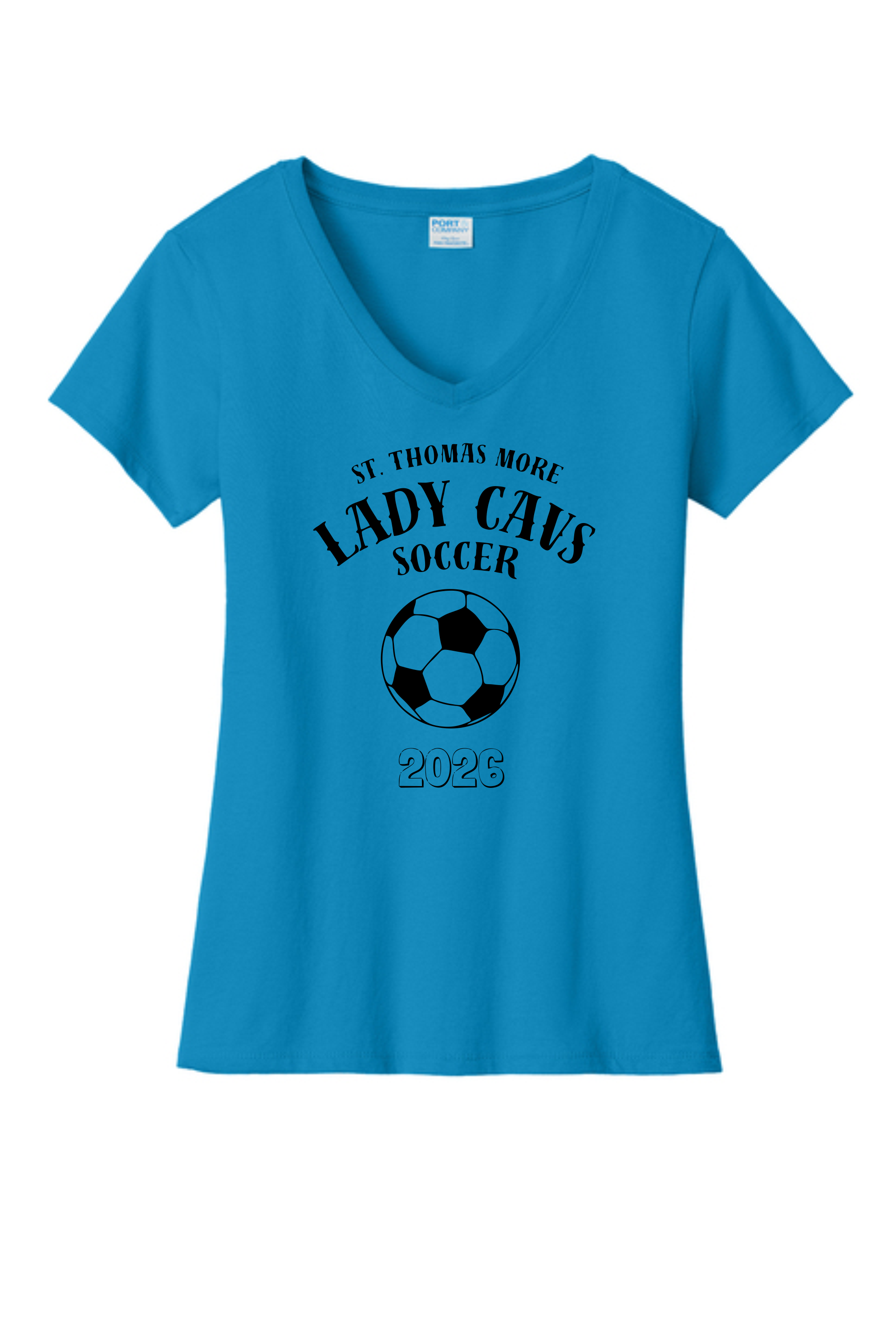 St. Thomas More Girl’s Soccer – Port & Company® Women’s Fan Favorite V-Neck Tee
