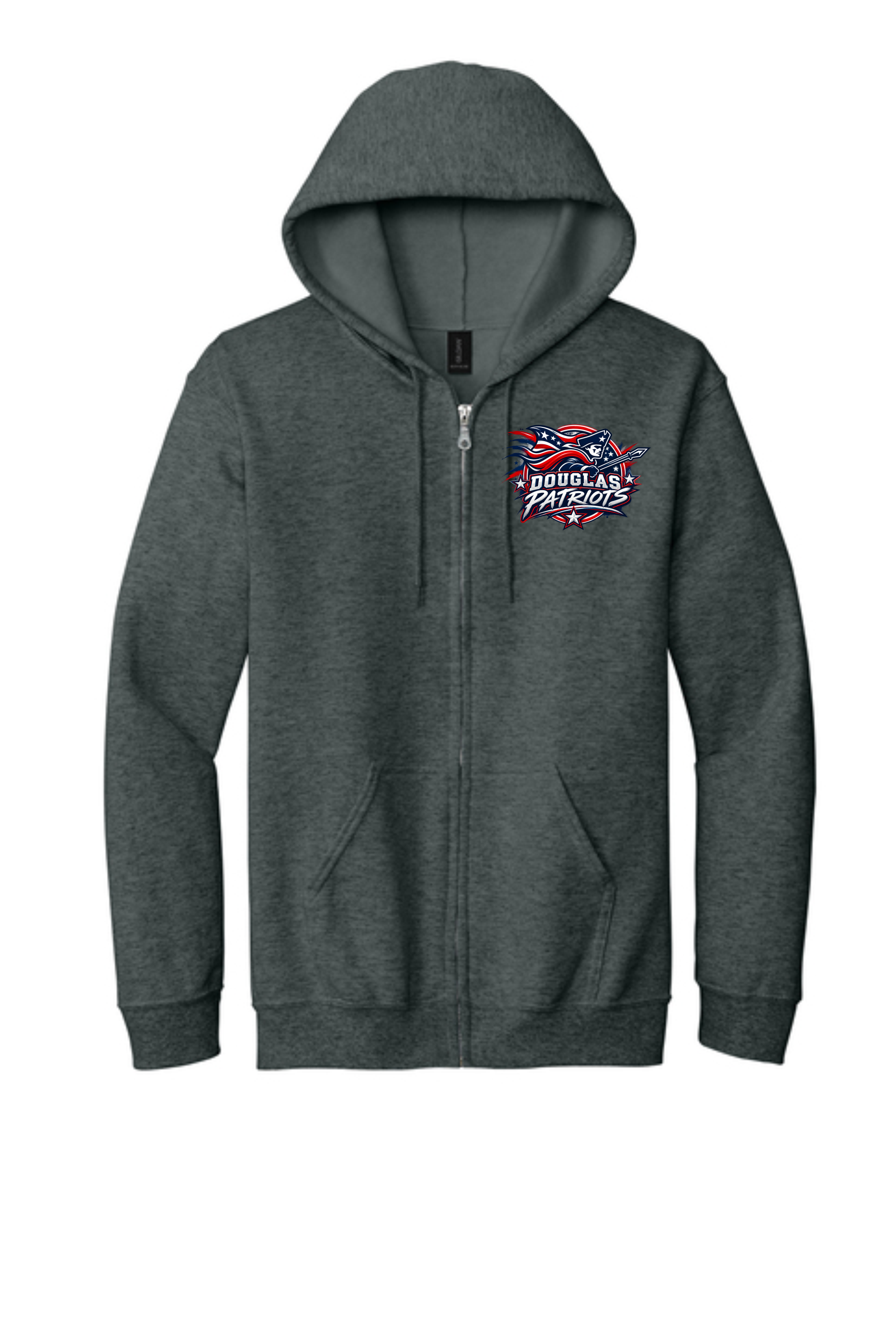 Douglas Patriots - Gildan® Heavy Blend Zip Hooded Sweatshirt - Image 2