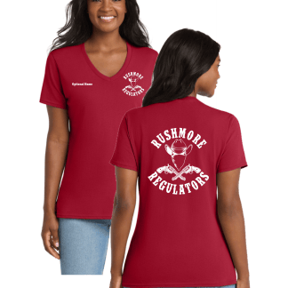 Rushmore Regulators Port & Company® Women's Core Cotton V-Neck Tee